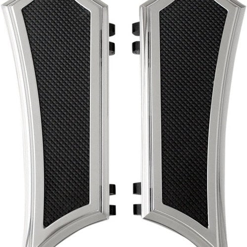 Accutronix Instigator Driver Floorboards Extended Chrome #FBF01-IC