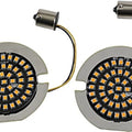 DS LED Flat Turn Signal Inserts 1156 LED Amber
