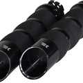 Khrome Werks Air Cushion Edge Tip Grips Black #500250 Harley Davidson