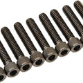 Drag Specialties Cam Cover Bolt Kit Knurled Black #175388
