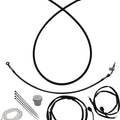 Fat Baggers EZ Install Cable/Line Kit for 18" Ape Bars Black #149918-B