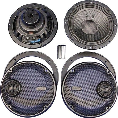 J&M Rokker Rear Trunk Speaker Kit #HUR2-6712TW-XXR Harley Davidson