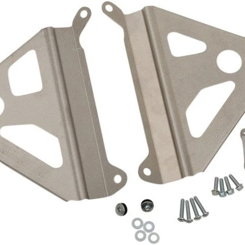 Works Connection Radiator Braces Silver for Yamaha YZ250F 4-Stroke 2019-2020