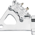 PM 4-Piston Classic Caliper & Bracket Rear 11.5" Chrome 1268-0052CH