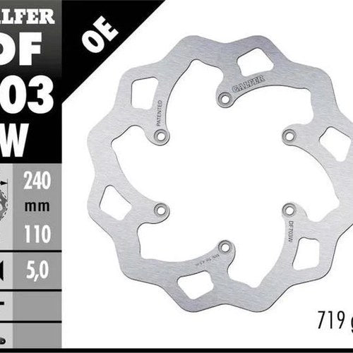 Galfer Wave Rotor Rear #DF703W BMW/Husqvarna