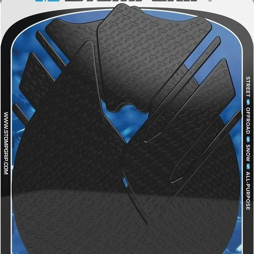 Stomp Icon Profile Traction Pad Tank Grips Black #55-14-0042B for Kawasaki