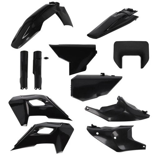 Acerbis Full Plastics Kit Black #2986650001 Husqvarna FE 450/TE 150/TE 150i