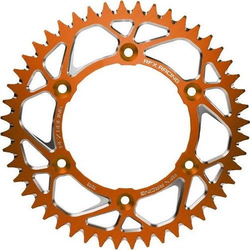 Rfx Aluminum Rear Sprocket 51T Orange #FXRS 50-51 99OR