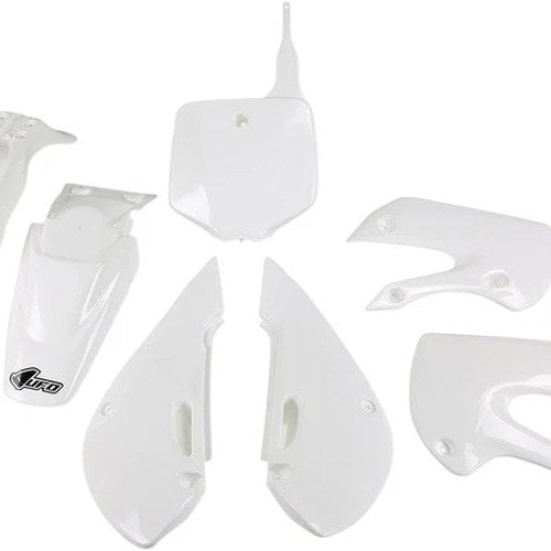 UFO Complete Plastics Kit White KA37002047 for Kawasaki KLX110 2002-2009