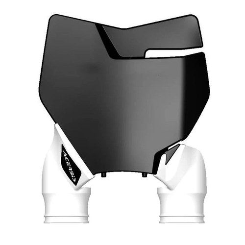 Acerbis Raptor Front Number Plate Black/White #2527421007 KTM
