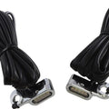 Drag Specialties Handlebar Marker Lights Chrome Clear #232949
