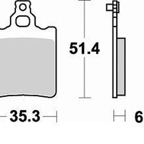 Braking SM1 Brake Pads #648SM1 KTM 65 SX 1998-2003