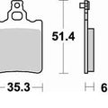 Braking SM1 Brake Pads #648SM1 KTM 65 SX 1998-2003