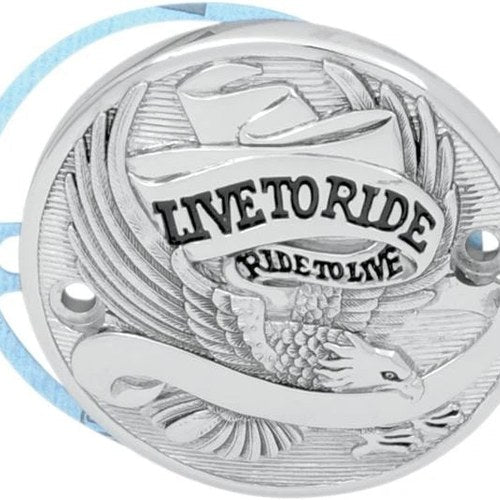 DS Live to Ride Points Cover Chrome Harley Davidson 142379