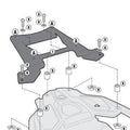 Givi Monokey Top Case Mounting Rack Black #SR5108 BMW R 1200 GS 2013-2018