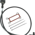 Feuling Oil Tank Breather Kit Stainless Steel/Black #3076 Harley Davidson