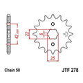JT Front Sprocket 530 15T fits Honda CB500T 500 Twin Dohc 1975-1977