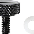 DS Seat Knob Slotted 1/4"-20 Black
