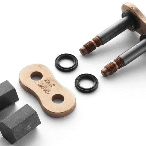EK 525 SRX2 Series Quadra X-Ring Chain Slj Screw-Type Master Link Gold