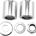 Colony Axle Spacer/Nut Kit Front Chrome #9989-4 Harley Davidson