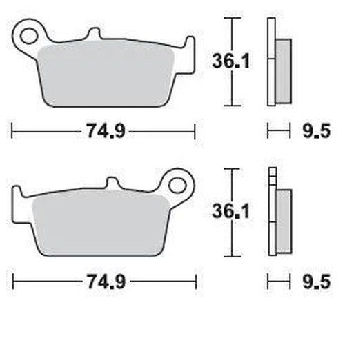 Braking CM44 Brake Pads #701CM44