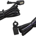 Drag Specialties Handlebar Marker Lights Matte Black Clear #232958