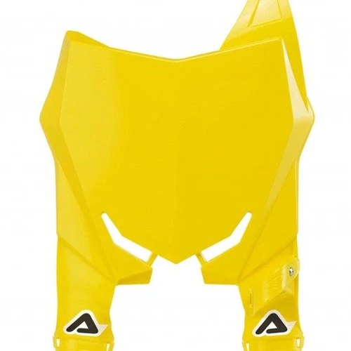 Acerbis Front Number Plate Yellow #2988210231 for Suzuki RM-Z450/RM-Z250