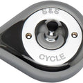 S&S Replacement Stealth Teardrop Air Cleaner Cover Chrome