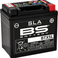 BS Battery Sla Factory Active Maintenance Free Battery BTX5L #300670 Motorcycle