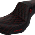 Saddlemen Sdc Performance Gripper Seat Red Stitch #284793 Harley Davidson Dyna
