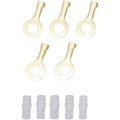 Shindy 6mm Eyelet Motorcycle Wire Connector Set