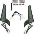 Custom Dynamics Fascia LED Light Panels Black/Smoke Harley Davidson Street Glide