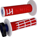 Odi Emig 2.0 Diamond Lock-On Grips 7/8" Red/White