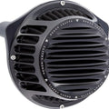 Arlen Ness Rough Crafts Round Air Cleaner Kit All Black #RC-600-023