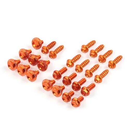 Zeta Aluminum Body Bolt Kit Orange #ZE88-5853 KTM