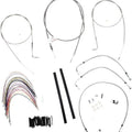 Burly Cable/Brake Line Kit for 18" Ape Hangers Stainless Braid #B30-1078