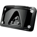 Kuryakyn Curved Lay Down License Plate Mount Black fits Honda VTX1800/VTX1300