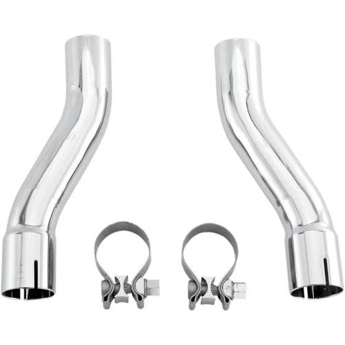 Vance & Hines Tri-Glide Exhaust Adapter Kit Chrome #16785 Harley Davidson