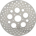DS Stainless Drilled Brake Rotor Front Harley Davidson 145217