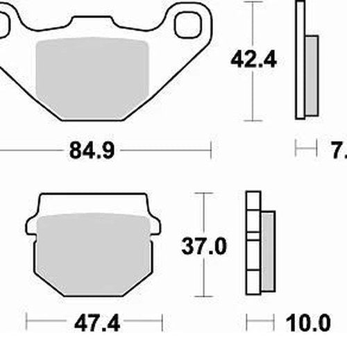 Braking SM1 Brake Pads #702SM1 for Kawasaki/Suzuki