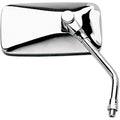Emgo Cruiser Mirror Rectangular Right 10mm Steel Chrome Fits Yamaha