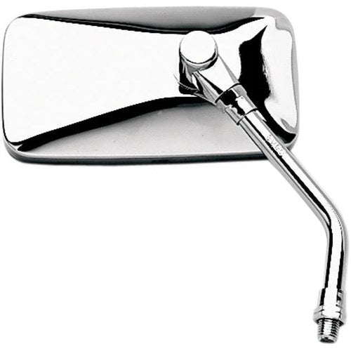 Emgo Cruiser Mirror Rectangular Right 10mm Steel Chrome Fits Yamaha