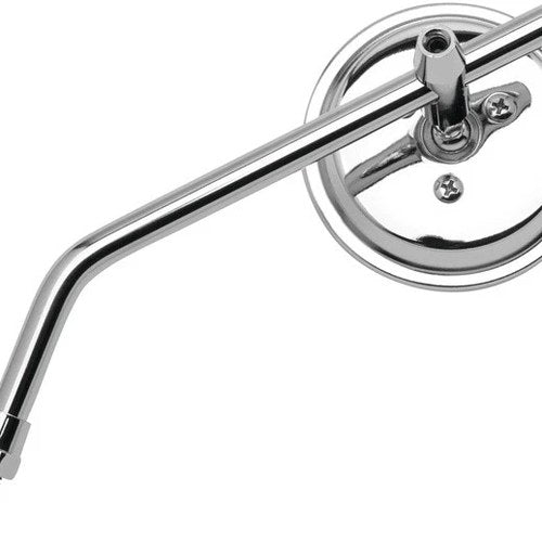 BikeMaster Round Adjustable Length Mirror 3" Chrome