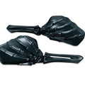 Kuryakyn Skeleton Hand Mirrors Black