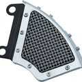 Kuryakyn Mesh Brake Caliper Cover Single Disc Front Chrome #6540 Harley Davidson