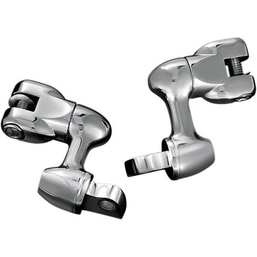 Kuryakyn Adjustable Lockable Driver Footpeg Offset With Male Mount 2"