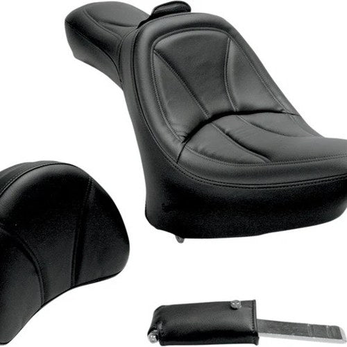 Saddlemen King Seat With Driver Backrest #283255 Harley Davidson