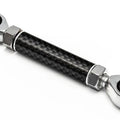 SlyFox Carbon Fiber Adjustable Brake Linkage Black Harley Davidson Softail