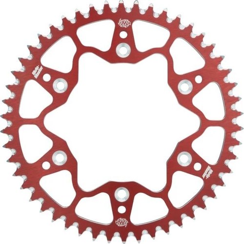 Moto-Master 520 7075 Series Aluminum Rear Sprocket 52T Red #62.001.23.52