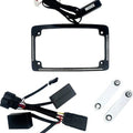 Custom Dynamics All-In-One Auxiliary LED License Plate Frame Black #TF05-23-B